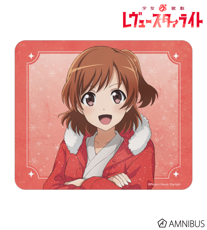 アニメ放送5周年記念 描き下ろし 愛城 華恋 SNOW QUEENver. マウスパッド