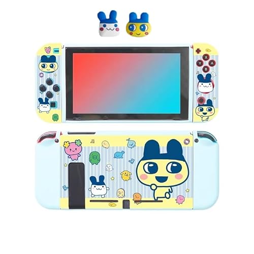 たまごっち グッズ Switch 2保護ケース Switch/OLED カバー 分体式カバー ゲーム機保護カバー 多機種対応 耐衝撃 軽量 総合保護 着脱簡単 コレクション 萌えグッズ 可愛い 贈り物 ギフト 非公式 (Switch1適用ケース セット02) [並行輸入品]