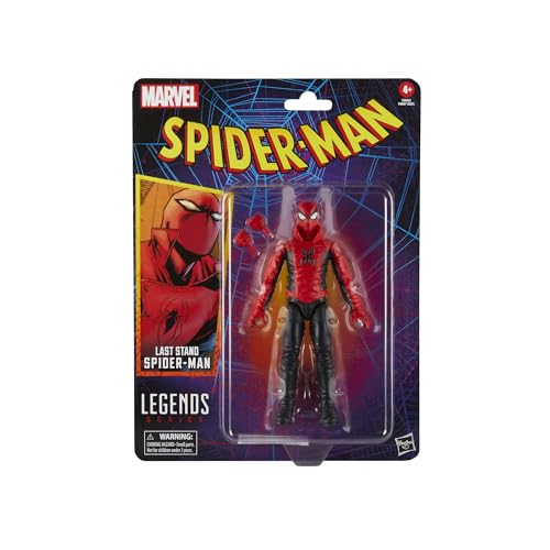 ハズブロ(HASBRO) マーベルレジェンド・シリーズ スパイダーマン ラストスタンド・スパイダーマン スパイダーマン コミックス コレクティブル 6インチ(15cm)サイズ アクションフィギュア F9020 正規品