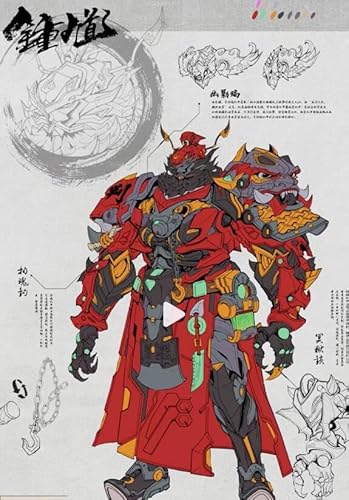 MOQIANJITOYS 善神シリーズ鍾 馗(しょう き)・天刑星 フルセット 組立式可動 プラモデル 初回版