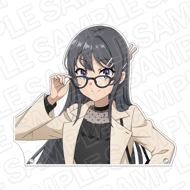青春ブタ野郎シリーズ 特大ダイカットアクリルボード 桜島麻衣 Holiday ver.