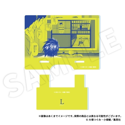 【グッズ-スタンドポップ】DEATH NOTE アクリルスマホスタンド L【再販】