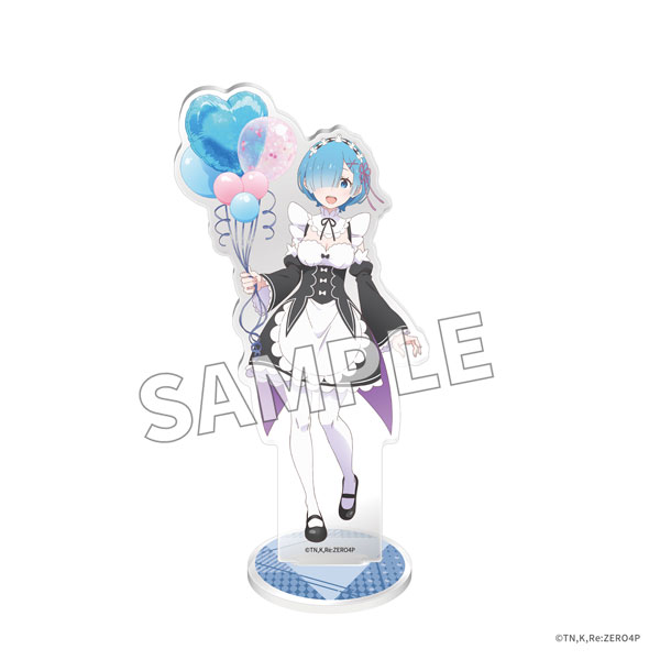 「Re：ゼロから始める異世界生活」アクリルスタンドフィギュア Flower＆Balloon ver. レム[KADOKAWA]《１０月予約》