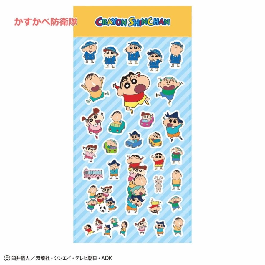【在庫】クレヨンしんちゃん ぷくぷくシール(かすかべ防衛隊)トーシンパック