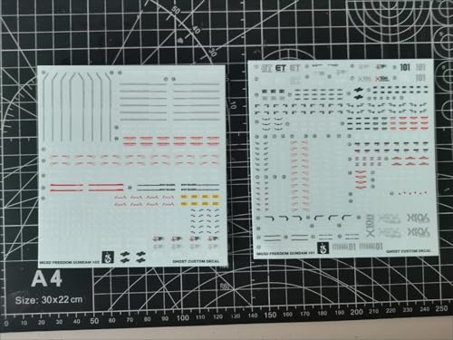 MGSD フリーダムガンダム デカール 対応 蛍光 水転写式 SEED DESTINY mg sd ZGMF-X10A フリーダム ガンダム gh