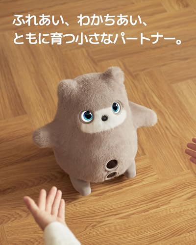 SwitchBot KATAフレンズ AI ペット ロボット - 感情が通じる 着せかえ ふわふわ LLM VLM オンデバイスAI搭載 AI学習 音声・手振り制御 孤独を癒せる パートナー 一人暮らしの癒しに プレゼント Niko グレー