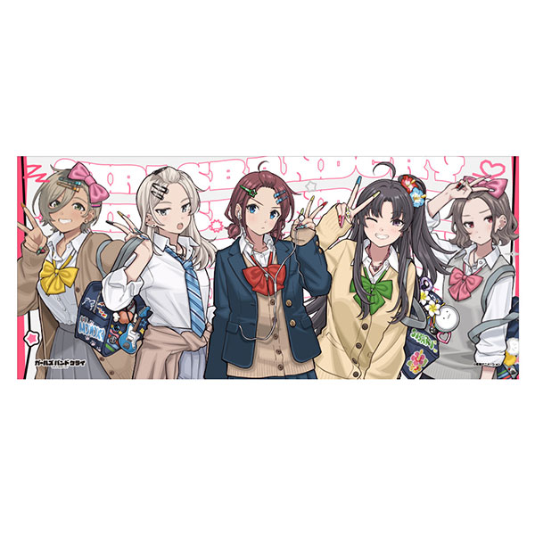 [ガールズバンドクライ]描き下ろしスポーツタオル(平成ギャル)