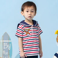 アンパンマンボーダーマリンセーラーTシャツ