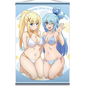 この素晴らしい世界に祝福を！3 B2タペストリー デザイン01(アクア＆ダクネス)