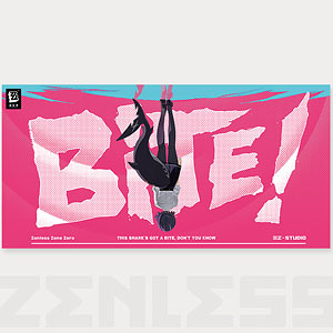 ゼンレスゾーンゼロ BITE！ バスタオル 英語パッケージ