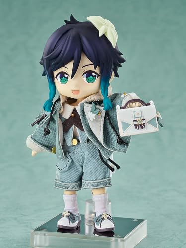 ねんどろいどどーる 原神 ウェンティ 青嵐の悠歌Ver. ノンスケール 布&磁石&合金&プラスチック製 塗装済み可動フィギュア