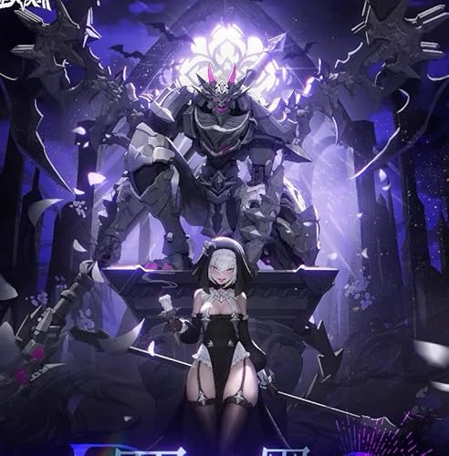 1/12スケール龙之心 系列第二弹罪斥黑月戦乙女プラモデルキット塗装済メカ娘 機娘 可動 組み立て プラモデル プラスチック製機甲ロボットフィギュア アクションモデルフィギュアプレゼント高23cm Soulingtoys組立キット 置物おもちゃ 中国風プラモ機甲 [並行輸入品]