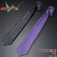 仮面ライダーW WIND SCALE　ネクタイ　ロゴ柄　ジョーカーカラー