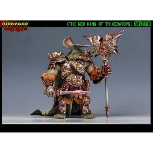 HiPlay AXYTOYS ダイナソー・バトルフィールド トリケラトプス 新王降臨 AXY-018 新王 DX版 可動フィギュア 塗装済み 完成品