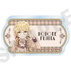 「学園アイドルマスター」 ネームバッジ めがね×ラテコーデver. (藤田ことね)