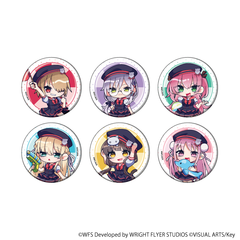 ヘブンバーンズレッド_缶バッジ39/コンプリートセット(全6種) 第31A部隊(ミニキャライラスト)【コンプリートセット/6個入り】