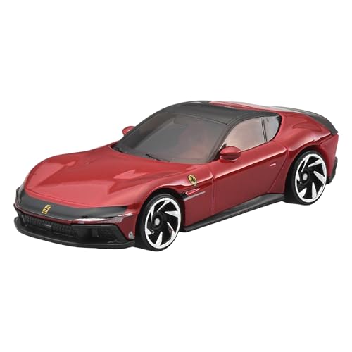 ホットウィール(Hot Wheels) ベーシックカー フェラーリ 12チリンドリ 乗り物おもちゃ ミニカー 3歳から レッド JMX25