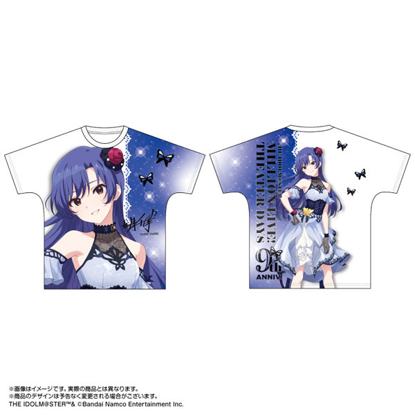 【限定販売】アイドルマスター ミリオンライブ！ 両面フルカラーTシャツ 如月千早 モルフォ・パレシア ver.[あみあみ]《１１月予約》