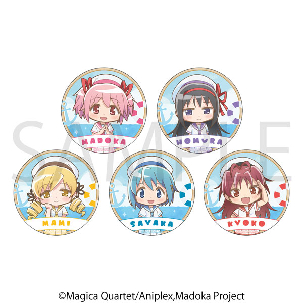 魔法少女まどか☆マギカ トレーディングキャラクター缶バッジ 5個入りセット