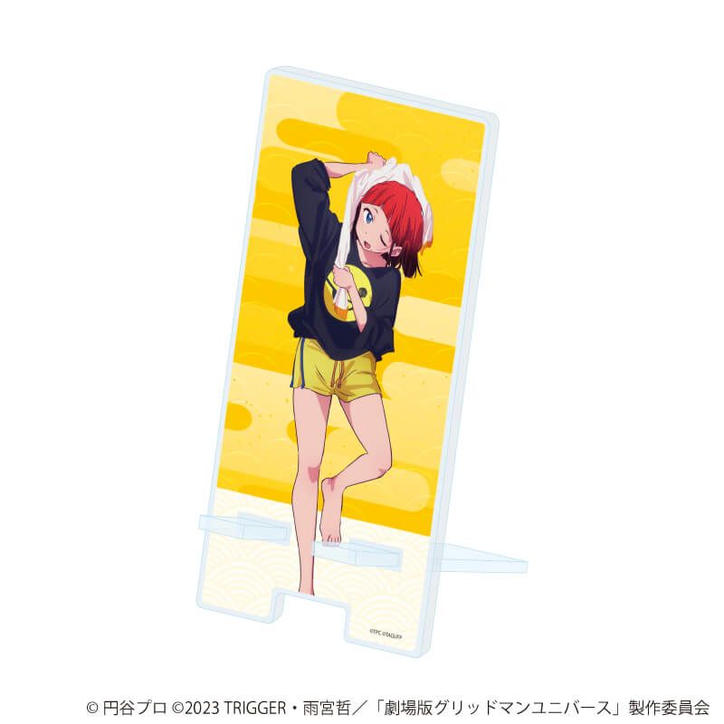 スマキャラスタンド「グリッドマンユニバース」27/飛鳥川ちせ お風呂上りver.(描き下ろしイラスト)