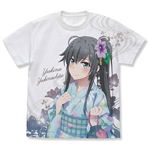 やはり俺の青春ラブコメはまちがっている。完 雪ノ下雪乃 フルグラフィックTシャツ/WHITE-XL