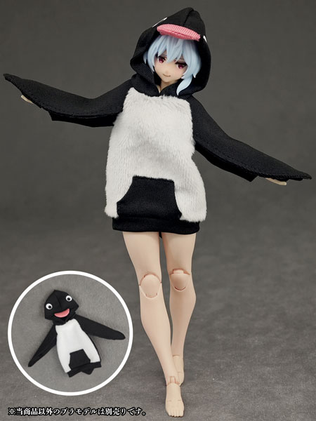 アルファマックス (ALPHAMAX) パーティアニマルガール ルームウェア ペンギンパーカー 15~18cmプラモ・ドール用衣装 (完成品) AX-0351