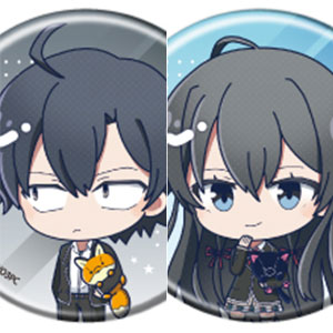 缶バッジ「やはり俺の青春ラブコメはまちがっている。完」05/ぬいぐるみver. ミニキャライラスト 6個入りBOX