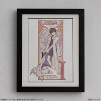 【受注生産】新機動戦記ガンダムW 額装アート〈新機動戦記ガンダムW DVD COLLECTION イラスト〉【ヒイロ・ユイ】