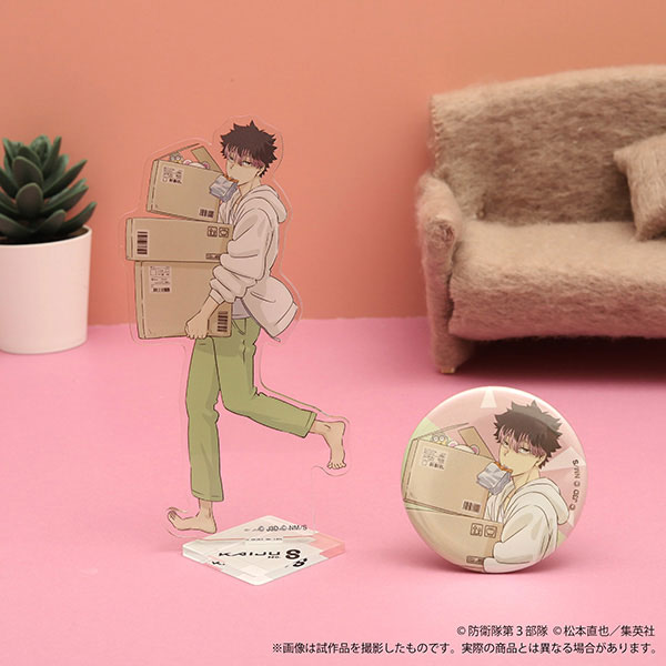 怪獣8号 缶バッジ＆アクリルスタンドセット -荷物運び- 鳴海