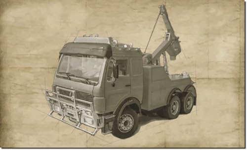 イタレリ 1/24 メルセデス・ベンツ レッカートラック プラモデル IT93808