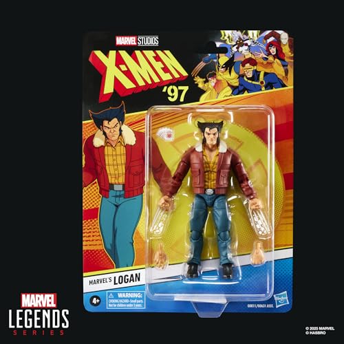 ハズブロ(Hasbro)マーベルレジェンド・シリーズ ローガン、『X-Men ‘97』コレクション用 15 cm アクションフィギュアおもちゃ G0811 正規品