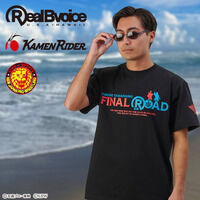 仮面ライダーカブト×棚橋弘至×RealBVoice　Tシャツ（黒）