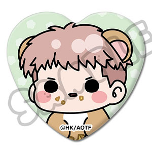 TVアニメ『進撃の巨人』Season1～3 ハート型缶バッジ MD (ジャン)