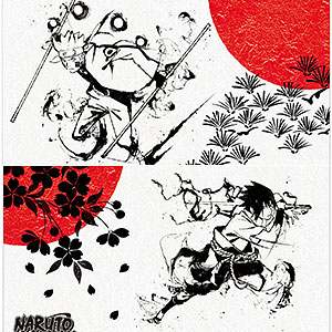 NARUTO-ナルト- 疾風伝 クリアファイル ナルト＆サスケ