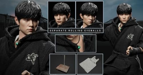 [AC]ResetStudio【可動眼】カンフー・アジェ 1/6 コレクション級 武道服版 可動 アクションフィギュア ヘット 素体 衣装 アクセサリー フルセット