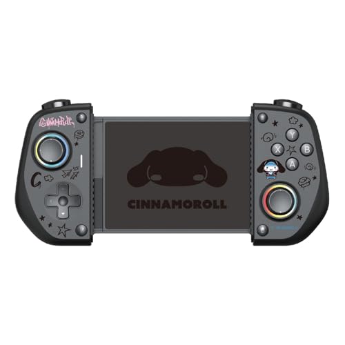 アローン(Allone) スマホ用モバイルゲームパッド サンリオキャラクターズ シナモロール 20.5×4×9.5cm iOS16以上／Android 13以上のスマートフォン対応 伸縮式 対応幅102～177mm スマホゲーム 軽量 簡単接続 推しキャラ かわいい ALG-MOGPADSCN