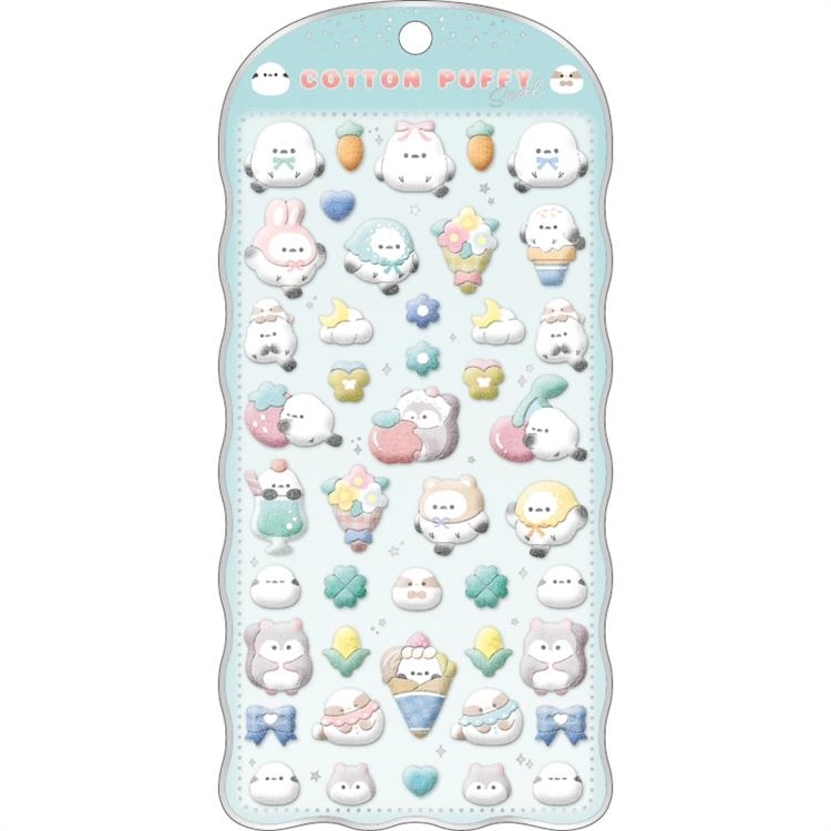 【お一人様１点】【在庫】  コットンパフィーシール シマエナガ　クラックス