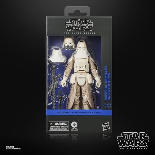 ハズブロ（Hasbro）STAR WARS スター・ウォーズ ブラックシリーズ インペリアル・レムナント・スノートルーパー、『スター・ウォーズ／マンダロリアン・アンド・グローグー』プレミアム 15 cm アクションフィギュア G2580 正規品