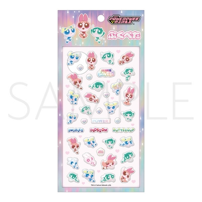 【グッズ-シール】パワーパフガールズ 【Space A la mode】ぷくぺた