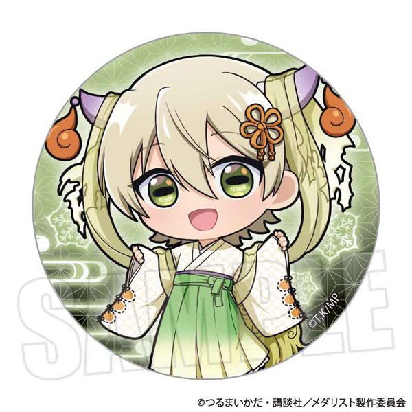 メダリスト 缶バッジ 八木夕凪 百鬼夜行ver.[ベルハウス]《０８月予約》