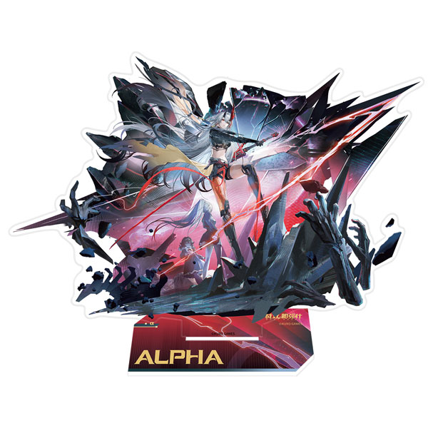 【限定販売】パニシング:グレイレイヴン機体シリーズ 背景付き立ち絵アクリルスタンド ルシア・逆冠