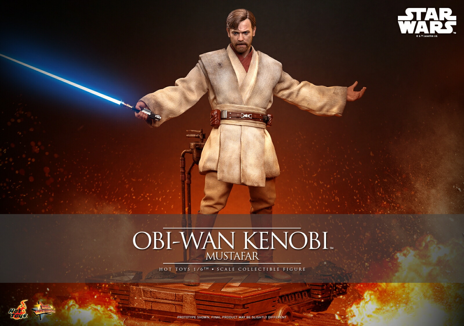 ムービー・マスターピース スター・ウォーズ エピソード3/シスの復讐 オビ=ワン・ケノービ(ムスタファー) 1/6スケールフィギュア