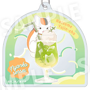 夏目友人帳 ニャンコ先生カラフルソーダver. アクリルキーホルダー メロン