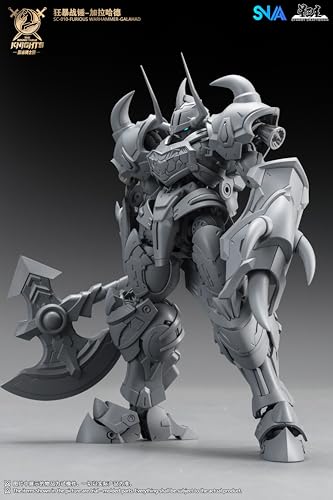 LEBOO SNAA 円卓の騎士団 1/144 狂暴の戦槌 ガラハッド FURIOUS WARHAMMER GALAHAD SC-010 色分け済みプラモデル 組み立てキット