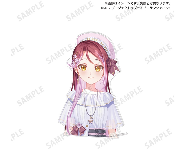 ラブライブ！サンシャイン!! 浦の星女学院購買部 バストアップアクリルスタンド 桜内梨子