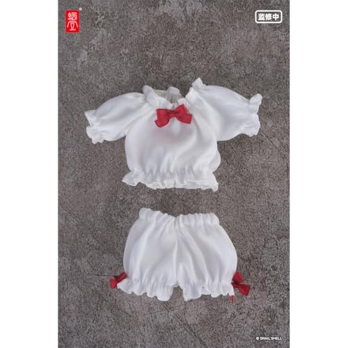 HiPlay 蝸の殻 Snail Shell 1/12 異世界冒険 パフスリーブルームウェア ホワイト 女性 フィギュア用 服 洋服 セット