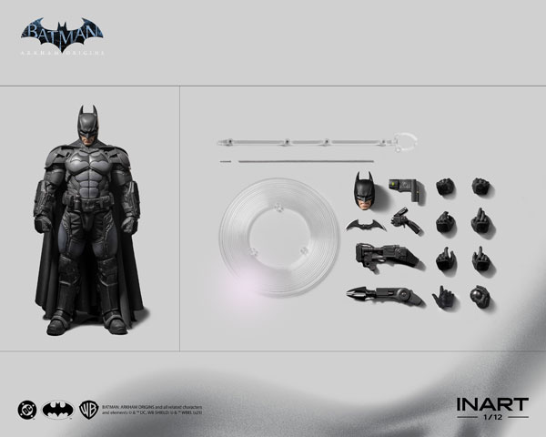 バットマン アーカム・ビギンズ バットマン 1/12 完成品アクションフィギュア[INART]《発売済・在庫品》