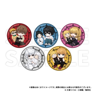 【グッズ-バッチ】DEATH NOTE トレーディング缶バッジ 指人形ver. 【再販】