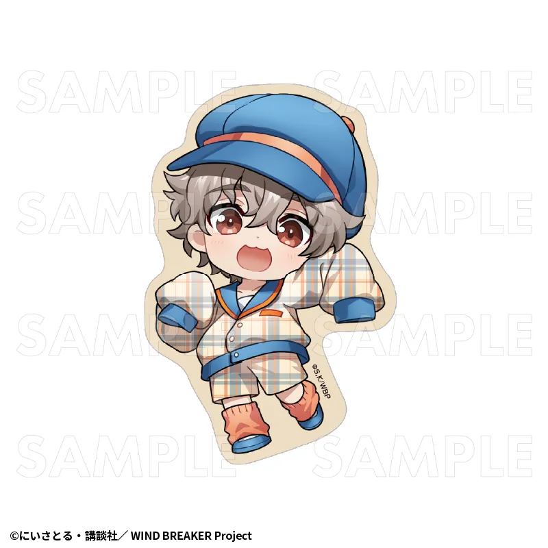 【予約2026年02月】TVアニメ「WIND BREAKER」【チェックセーラー】 ステッカー【兎耳山 丁子】 ティームエンタテインメント