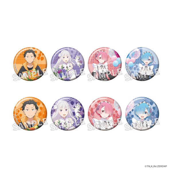 「Re：ゼロから始める異世界生活」トレーディング缶バッジ Flower＆Balloon ver. 8個入りBOX[KADOKAWA]《１０月予約》